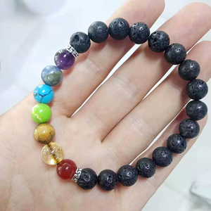 Factory Price Customize Polished Natural Stone Palm Stone <b>Bracelets</b> Women Gemstone Crystal <b>Beads</b> <b>Men</b> Feng Shui - Product Image 5