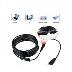 BESNT Europe vente chaude 6 LEDs <span class=keywords><strong>USB</strong></span> en forme de serpent d'endoscope IP67 tuyau contrôle caméra BS-GD33