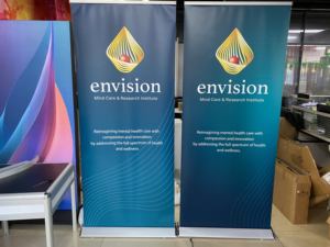 85X200Cm Exhibición de soporte de pancarta enrollable de aluminio retráctil portátil para Feria Comercial publicitaria - Product Image 4