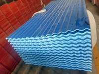 Teja de Resina de PVC Resistente al Calor, Colorida, de Cuatro Capas, para Techos de Edificios Escolares y Fábricas