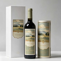 Etiquetas Holográficas para Vino y Cerveza, Superficie Curva, Duraderas, Ecológicas, Marca Privada, Textura en Relieve, Adhesivo Impermeable de Grado Alimenticio