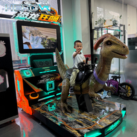 HEROVR Centre d'arcade VR familial, Aventure VR multi-utilisateurs avec simulateur de tir sur le thème des requins, en métal, pour intérieur/extérieur, éducatif et domestique
