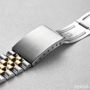 <span class=keywords><strong>Bracelet</strong></span> <span class=keywords><strong>de</strong></span> <span class=keywords><strong>montre</strong></span> en métal <span class=keywords><strong>de</strong></span> luxe en or 18 carats 904L, 13-20 mm, <span class=keywords><strong>bracelet</strong></span> <span class=keywords><strong>de</strong></span> <span class=keywords><strong>montre</strong></span> en acier inoxydable massif incurvé pour Rolex 16234 16233 1601 16013 16014 - Product Image 5