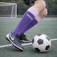 Chaussettes de sport de basketball classiques pour hommes, de haute qualité, standard, tricotées, antidérapantes, imprimées, avec maintien de la transpiration, pour l'automne