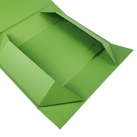 Individuelles Logo Faltbare Schuhbox Magnetische Klappbare Kartonverpackung Luxuriöse Faltbare Geschenkbox mit Griff