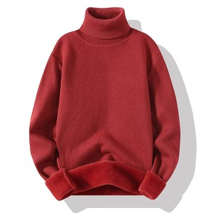 <span class=keywords><strong>Pull</strong></span>-over <span class=keywords><strong>col</strong></span> <span class=keywords><strong>roulé</strong></span> tricoté épais de luxe léger couleur unie pour <span class=keywords><strong>homme</strong></span>, grande taille, décontracté, hiver, vente chaude - Product Image 6