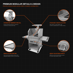 Barbecue Argentin Professionnel en Acier Inoxydable Authentique <span class=keywords><strong>pour</strong></span> la Vente en Gros, Barbecue Argentin Automatique, Usine Professionnelle <span class=keywords><strong>de</strong></span> Barbecues Argentins - Product Image 3