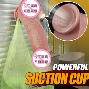 Bulk 7 Zoll Umfang Realistischer Dildo-Riesiges dickes Silikon mit doppelter Dichte und starkem Saugnapf Freisprech-G-Punkt-Anal spielzeug für Männer - Product Image 3