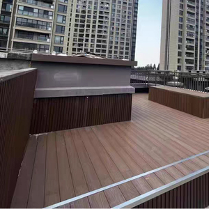 Hiện đại tường Ốp trang trí nội thất TV nền bức tường bằng gỗ WPC hàng rào Panels WPC nội thất Panel tường cho khách sạn - Product Image 3