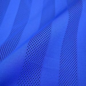 <span class=keywords><strong>Tissu</strong></span> en maille extensible 100 % polyester 140 g/m² pour débardeurs d'été et maillots de course – Maille respirante à séchage rapide – Vente en gros - Product Image 5
