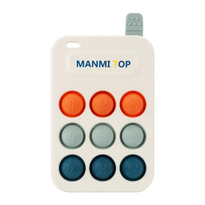 Juguete Antiestrés de Plástico para Apretar, Pelota para Teléfono Móvil, para Niños Unisex, Tabla Educativa para Presionar con los Dedos, Regalo para Bebés y Niños Pequeños - Product Image 1