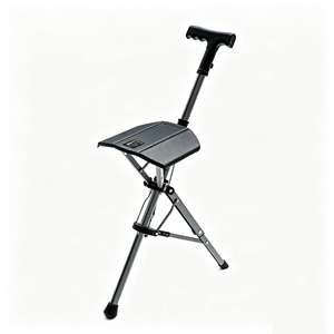 Bastón Eléctrico 2 en 1 con <span class=keywords><strong>Silla</strong></span>, Apertura y Cierre Automático Inteligente, Carga de 110 kg, Bastón Plegable Recargable Tipo C con Asiento <span class=keywords><strong>para</strong></span> Personas Mayores - Product Image 1