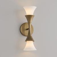 Applique murale LED décorative en laiton de style mid-century, lampe de chevet de luxe pour salon, chambre et restaurant