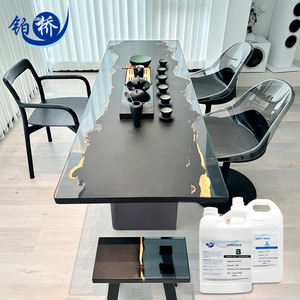 ชุดเรซิ่นอีพ็อกซี่เคลือบผิวโต๊ะคริสตัลใส สำหรับ<span class=keywords><strong>งาน</strong></span>ศิลปะบนไม้ เคลือบเงา ทำเคาน์เตอร์ ทำโต๊ะ DIY - Product Image 3