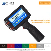 Imprimante jet d'encre portable TIJ 12,7 mm, 28 langues, pour codes-barres, date de production, texte, logo, comptage, durable et stable