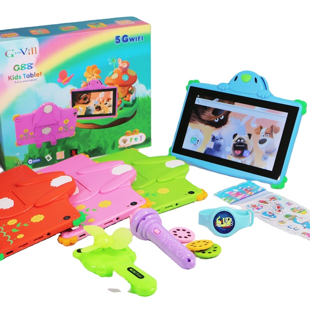 7 Inch Wholesale Tablet With Android 7 System Children WiFi Educational Tablet G88 Cute Children Table