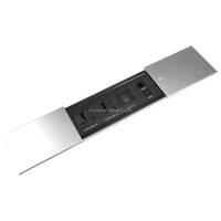 Toma de Corriente Empotrada para Muebles de Oficina con Cubierta Deslizante / Toma de Corriente USB Universal de Montaje Empotrado con NFC para la UE