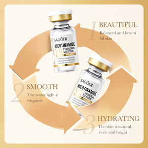 SADOER yüz serumu Nicotinamide <span class=keywords><strong>C</strong></span> vitamini nemlendirici anti-akne özel etiket anti-kırışıklık liyofilize toz cilt bakımı seti - Product Image 4