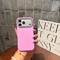 Coque de luxe scintillante effet diamant pour iPhone 18 17 Pro Max, protection antichoc avec airbag, finition mate effet peau, coque arrière brillante