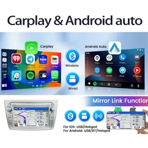 Autoradio Android <span class=keywords><strong>pour</strong></span> Alfa Romeo Mito 2008-2013, Carplay sans fil, lecteur multimédia 7 pouces, autoradio, navigation GPS - Product Image 4
