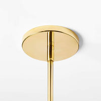 Luminaire LED Hullxine Nordic Light Luxury en marbre naturel pour villa, hôtel, restaurant avec télécommande