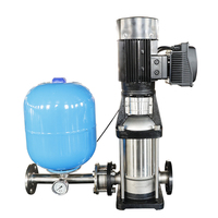 Pompe à eau à vitesse variable verticale, revêtement de surface personnalisé disponible, pompe à pression constante automatique