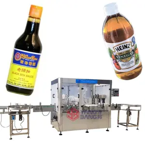 YB-YG6 Automatic Liquid Filling Machine China Automatic Bottle Machine Hot Filling Glass Vinegar Juice Filling Machine