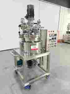 Cuve de mélange cosmétique en acier inoxydable, petit émulsifiant sous vide, homogénéisateur, mélangeur <span class=keywords><strong>pour</strong></span> la fabrication de mayonnaise - Product Image 2