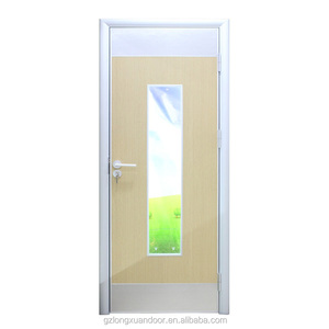 Porte Tagliafuoco in <span class=keywords><strong>Vetro</strong></span> a <span class=keywords><strong>Doppia</strong></span> <span class=keywords><strong>Anta</strong></span> Moderne per Scuole, Fabbriche e Centri Commerciali in Legno Massello con Superficie Rifinita - Product Image 2