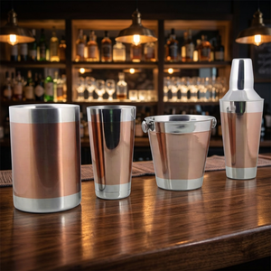 Best Selling Professional Classic Eco-Friendly Copper Finish Stainless Steel Metal <b>Bar</b> <b>Tool</b> Set Home Commercial <b>Bar</b> Use Mayur - Product Image 6