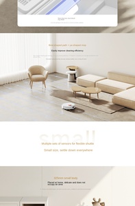หุ่นยนต์ทำความสะอาดบ้าน <span class=keywords><strong>Xiaomi</strong></span> Enhanced Home Cleaner รุ่น <span class=keywords><strong>3C</strong></span> แบบเปียกและแห้ง ฉลาด วางแผนการกวาด ถู ดูดฝุ่น ทำความสะอาดพื้นผิวได้หลากหลาย ผ่านแอป Mihome ด้วย WiFi - Product Image 3