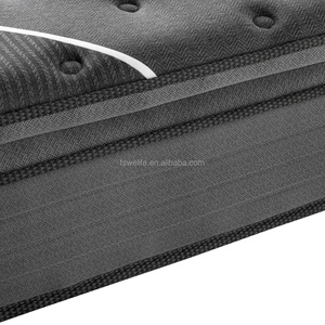 Colchón Híbrido de Látex y Resortes de 12 Pulgadas, Tamaño Queen/King, con Espuma Viscoelástica Ortopédica y Jacquard - Product Image 4