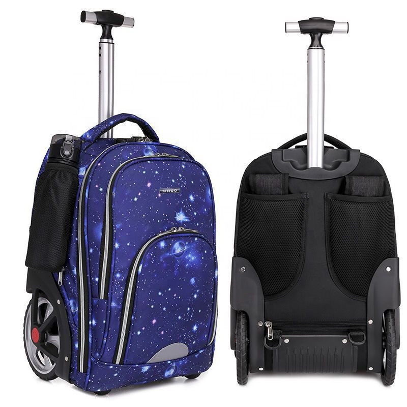 Liny Trolley pour Sac à Dos Chariot à roulettes Alliage d'aluminium