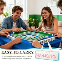 Sac de plage ZEKUN en coton et lin durable, grande capacité, sac fourre-tout en toile léger, style décontracté contemporain, modèle Mahjong pour l'été