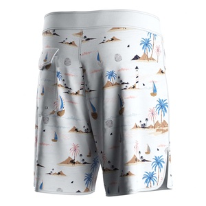 Shorts de Playa de Alta Calidad para Hombre, Estilo Holgado, con Cordón Ajustable, de Algodón, para Natación y Playa - Product Image 4