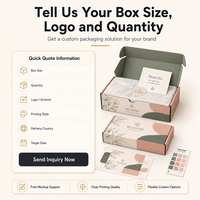 Boîte d'expédition en carton ondulé SHINY Premium avec estampage à chaud et papier de soie personnalisé pour l'expédition de boutiques de luxe