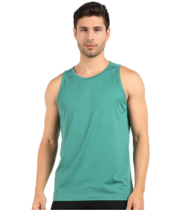 <b>Mens</b> Curved Hem Casual Workout Sport <b>Singlet</b> Muscle Gym Activewear Athletic Sleeveless Fitness Breathable 100% Cotton Oversize - Product Image 1