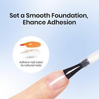 Base de Teint Sans Acide, Gel UV/LED Soak-Off, Protection Longue Durée Contre les Taches, Adhérence Parfaite, Base Lisse, Végane, Logo Personnalisé en Usine