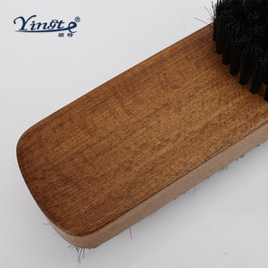 Cepillo para zapatos de madera maciza Yinste, de pelo de cerdo, de doble cara, para limpieza y pulido, para uso doméstico. - Product Image 2