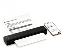 Imprimante thermique portable 203 dpi A4, impression thermique directe sans encre, batterie 1500 mAh, en stock