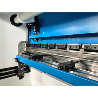 Presse plieuse hydraulique CNC pour tôles WC67K 80T2500 Série TP10S avec jauge arrière numérique