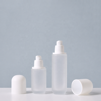Botol Krim Esens Wajah Matte White Cap 20g 50g, Stoples Kaca Frosted 30ml 40ml 60ml 100ml 120ml, Botol Semprot dan Pompa Lotion