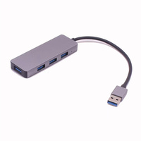 Hub USB d'usine USB 3.0 4 ports Type C, adaptateur convertisseur de câble de données haute vitesse, prise multi-systèmes, adaptateur USB