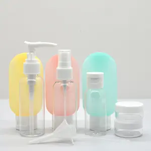 Bouteilles de voyage Conteneurs Multi Pack Conteneurs de toilette rechargeables Tubes de voyage pour liquide