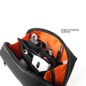 Luxury Nylon Creative Power Bank Charger Holder Multi-functional Travel Cable Earphone Organizer Large-capacity Toiletry Bag New - Product Image 1