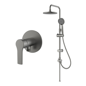 <span class=keywords><strong>Kit</strong></span> de rail de <span class=keywords><strong>douche</strong></span>, ensemble de mitigeur de <span class=keywords><strong>douche</strong></span> avec tête de pluie de 8 "et <span class=keywords><strong>douche</strong></span> à main pour salle de bain - Product Image 6