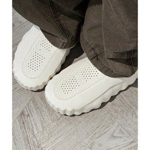 Unisex Premium Sport Mind 001 <b>Slides</b> Perforated Breathable PVC Upper EVA Outsole Chunky Wave Sole Mule Slippers Lace-up - Product Image 4