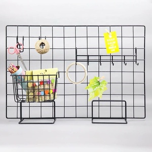 Iron <strong>Wire</strong> Grid <strong>Art</strong> Deco Photo Display Frame Home <strong>Wall</strong> Decor DIY Rack for Postcards Metal Shelf Wedding &amp; Diwali Parties - Product Image 5