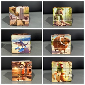 <span class=keywords><strong>Cube</strong></span> <span class=keywords><strong>Rubik</strong></span> promotionnel Beckon, matériau ABS personnalisé, autocollant avec logo pour les événements d'entreprise - Product Image 2