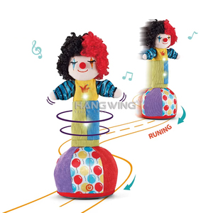 Hw 2024 Điện Ghi Âm Repeater Nhảy Múa Swinging Spoof <span class=keywords><strong>Joker</strong></span> Búp Bê Sang Trọng Đồ Chơi Thân Thiện Với Môi PP Bông Nhựa Làm Đầy Cho Trẻ Em - Product Image 1